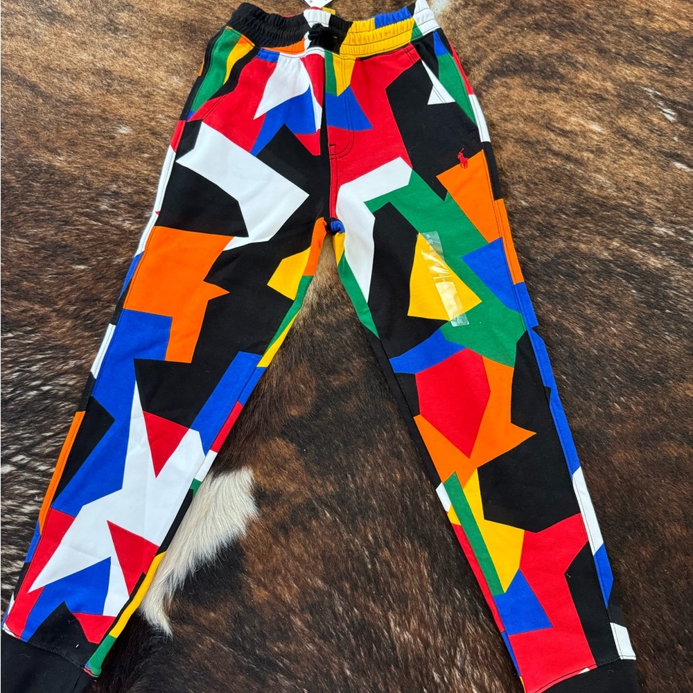 Ralph Lauren multi color block sweats